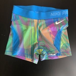 Nike pro workout shorts, never worn, size:SMALL